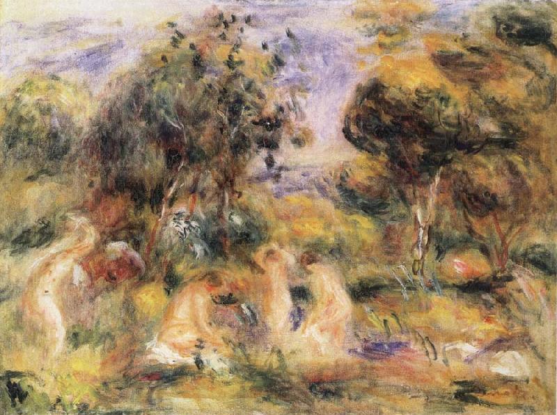 Pierre Renoir Bathers oil painting picture